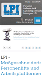 Mobile Screenshot of de.lpi-inc.com